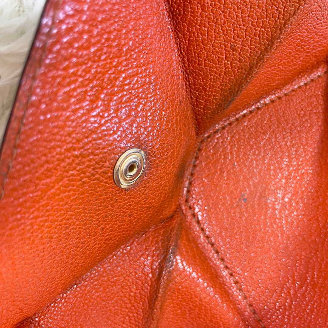 HERMES エルメス ルヴァンキャトル シェーブル レッド ケース