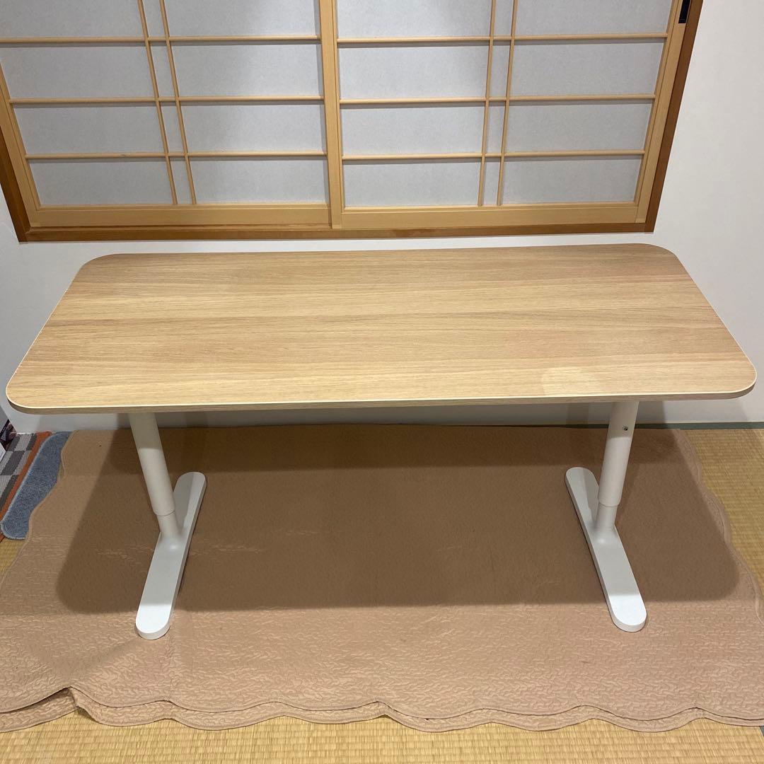 【babydino】IKEA BEKANTベカント140cm×60cm