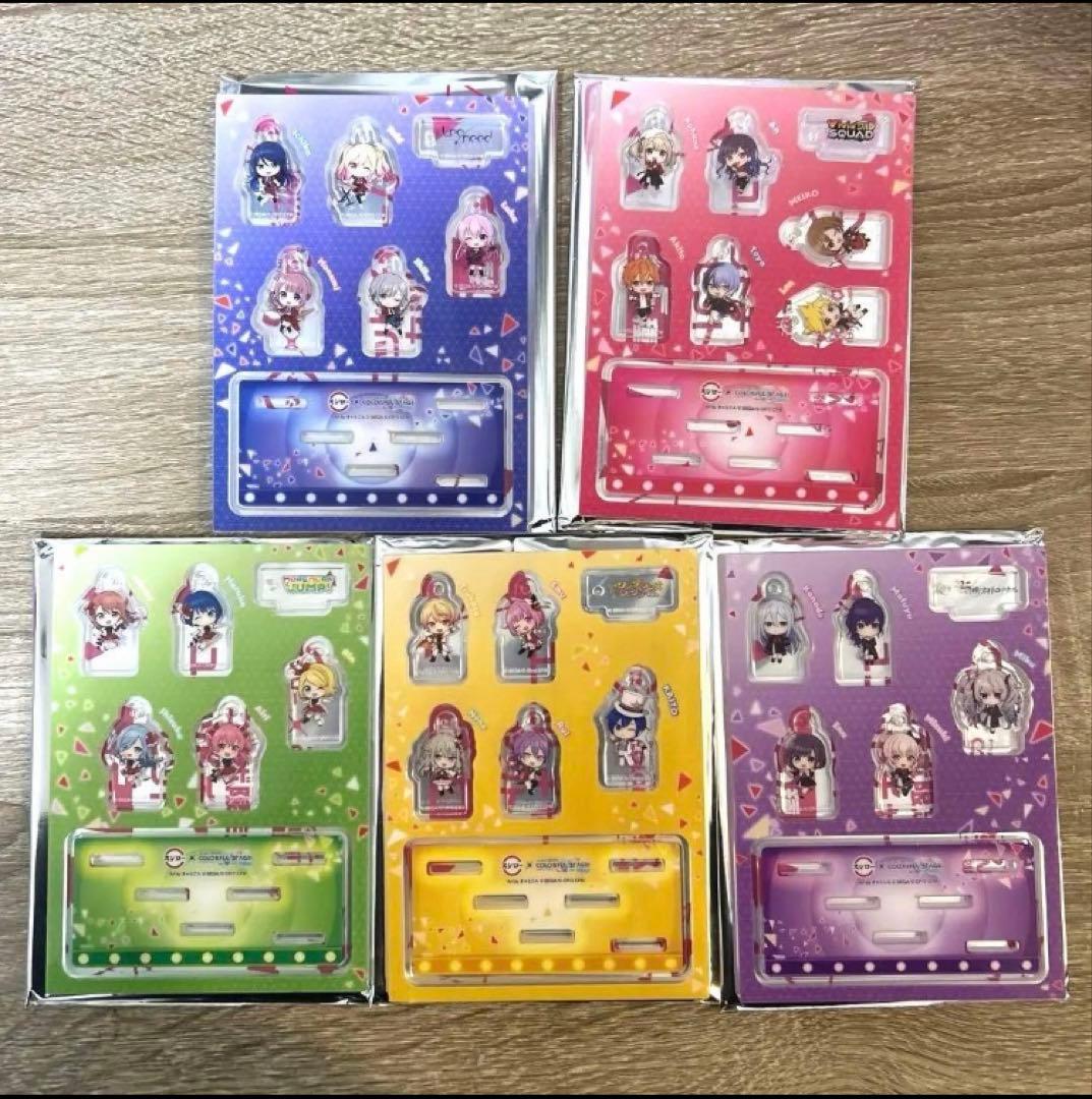 スシロー　プロセカ　ユニットチャーム コンプリート