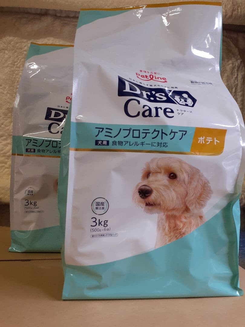 夏姫様ドクターズ犬療法食アミノプロテクトケアポテト3kg×2袋