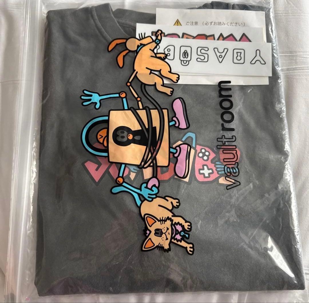 YOASOBI×vault room TEE WANDARA チャコールL