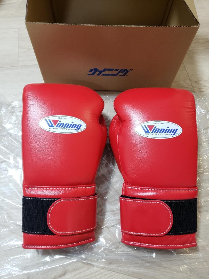 Winning MS-500B ボクシンググローブ 14 oz レッド 新品