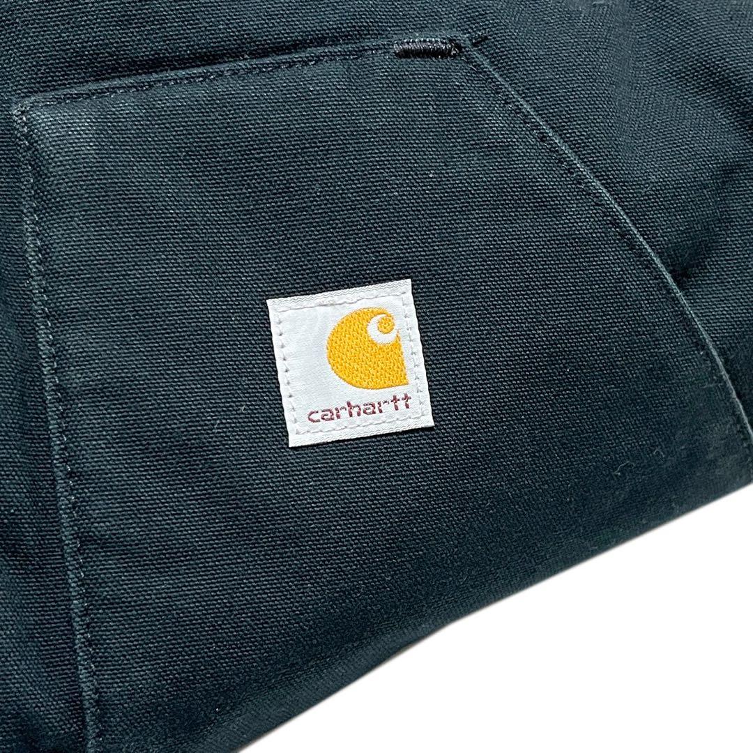 ヨ*ー様 Carhartt ダックベスト ブラック Size XXL位 ビッグサ