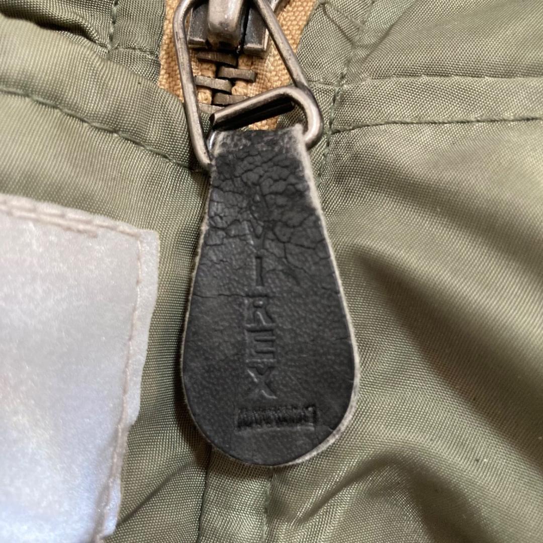 15889✨AVIREX N-3B ステンシル グリーン フライトジャケット