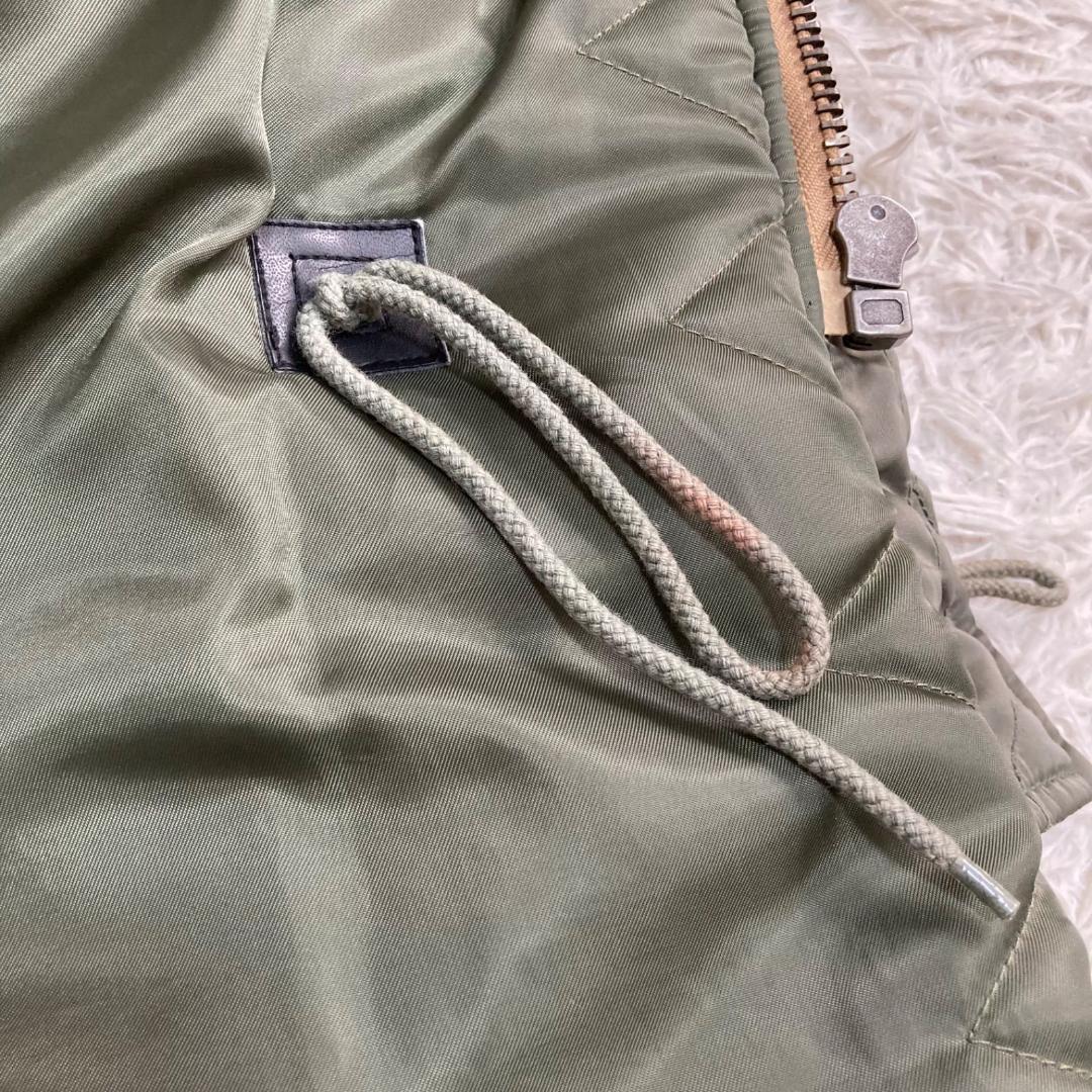 15889✨AVIREX N-3B ステンシル グリーン フライトジャケット