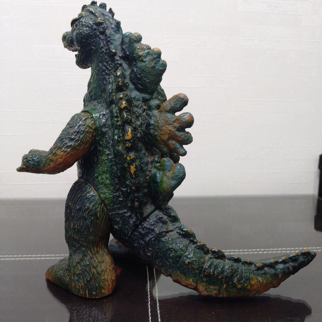 ブルマァク　ジャイアントゴジラ　当時物　ソフビ　版権シール付　ゴジラ