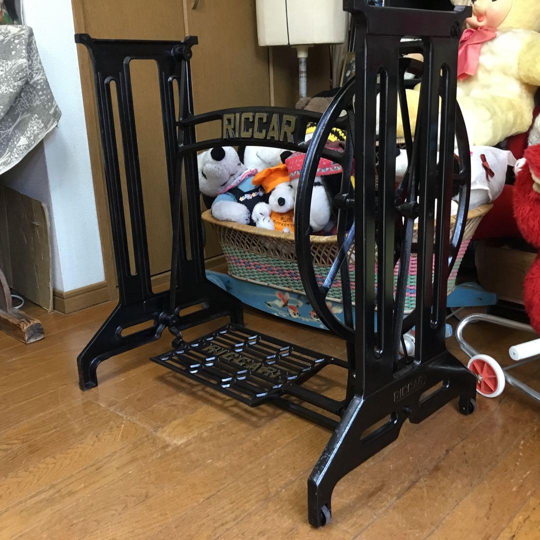 Mizuhara 専用　RICCAR 職業用足踏みミシン鉄脚　大型　 テーブルに