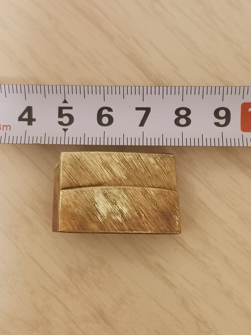 刀装具　刀の鞘　ハバキ　はばき　金被せ　銅　武具　1650年代