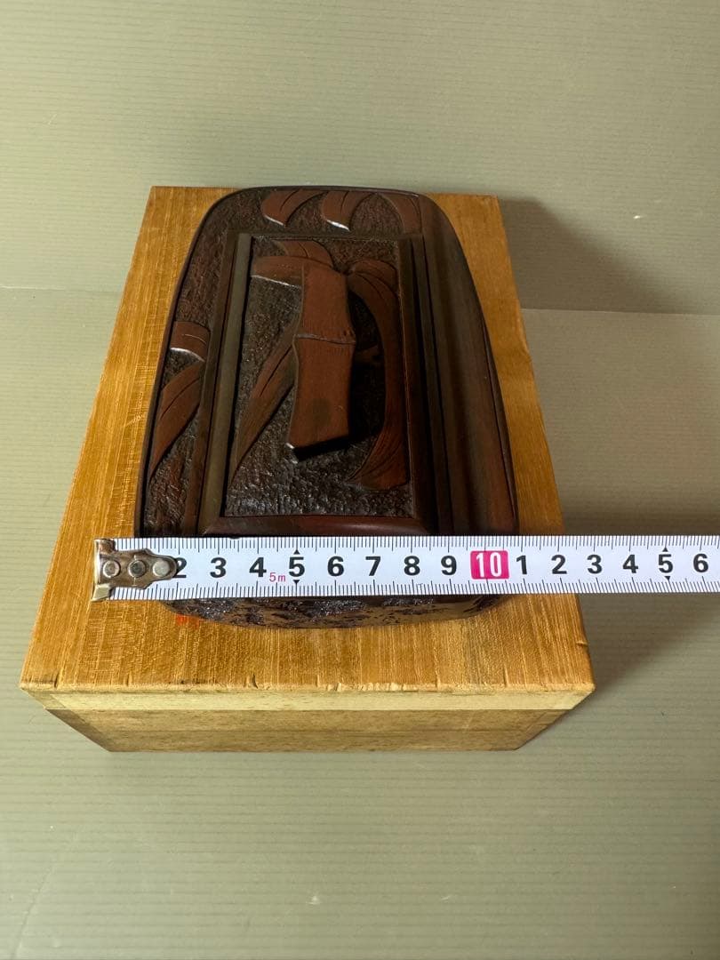 2798 書道 硯 赤間硯 龍泉堂　龍泉作　和硯 骨董 書道具　未使用