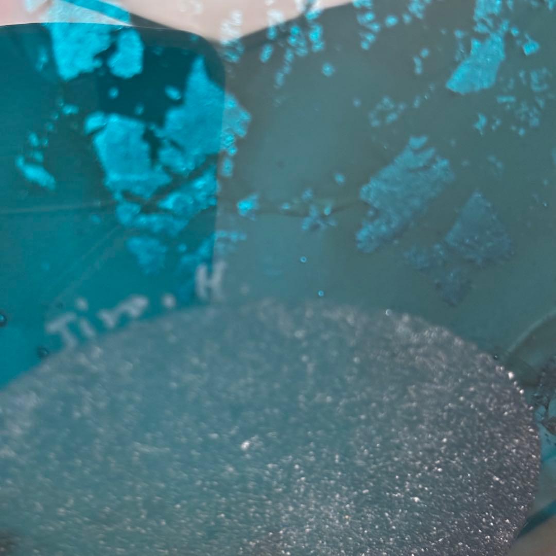 極美品　迫二郎　ガラスボウル　吹きガラス　銀箔 グリーン　ガラス工芸品　アート