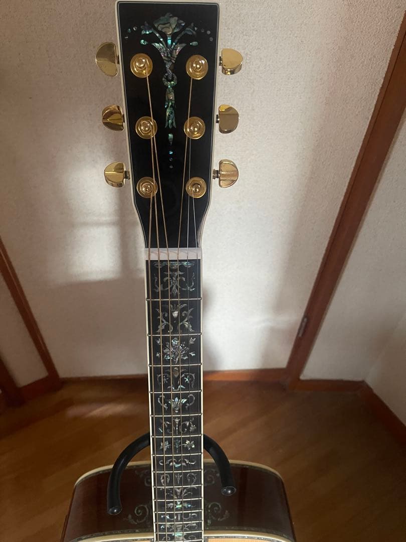 豪華装飾インレイ　アコースティックギター