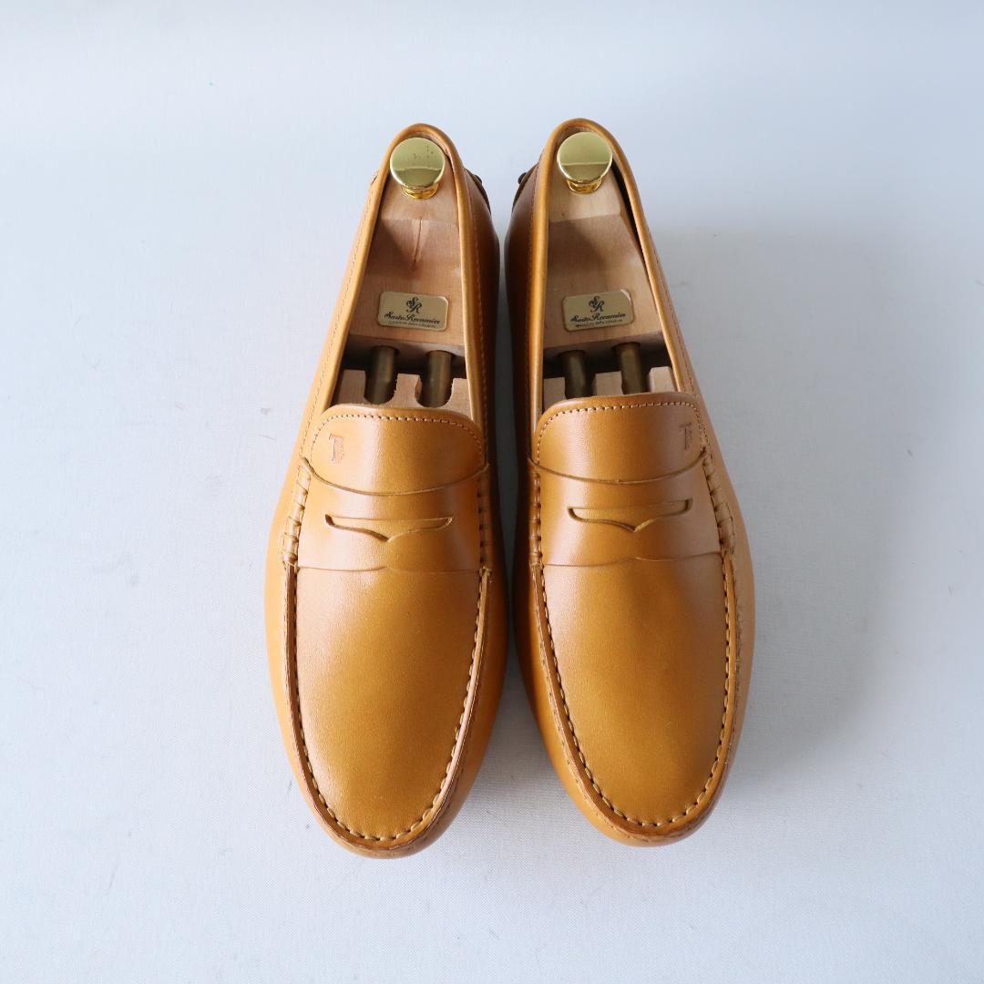 未使用トッズ　ゴンミーニ　イエローキャメル　8.5 27.5cm ドライビング