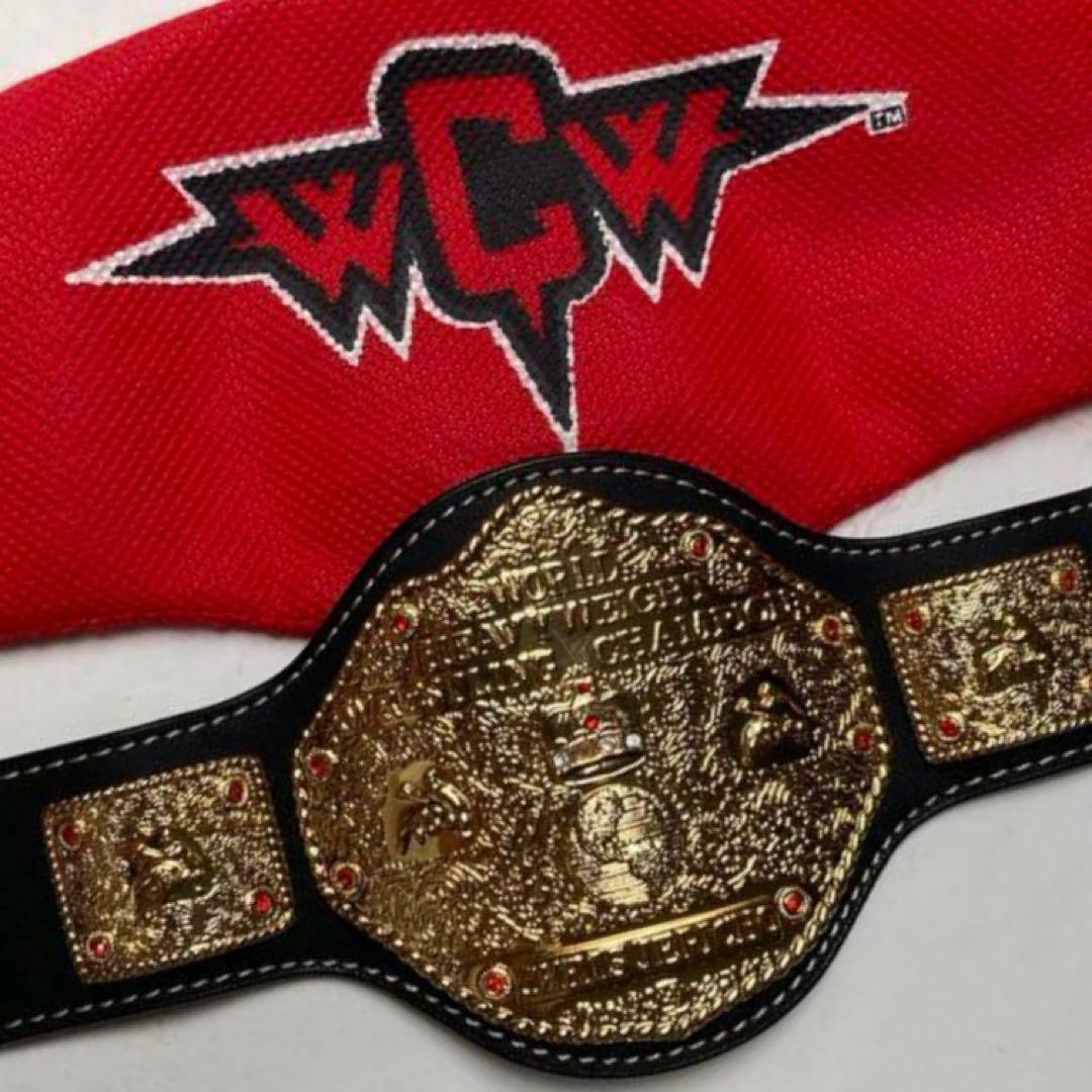 WCW WWE 世界ヘビー級チャンピオンベルト ミニチュアレプリカ　ミニベルト