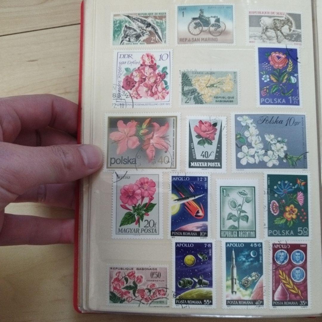 【当時物】現品限り　昭和レトロ　使用済切手　レア　希少　海外　200枚セット