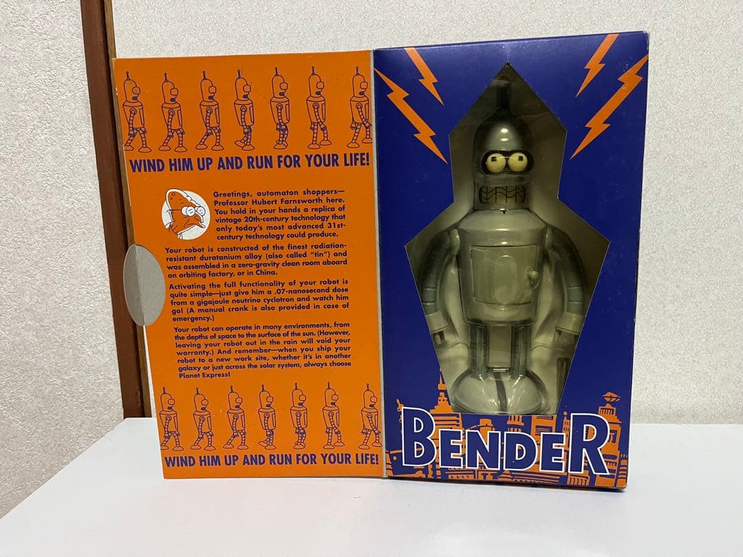 フューチュラマン ベンダー ゼンマイ 歩行 ロボット シンプソンズ フィギュア