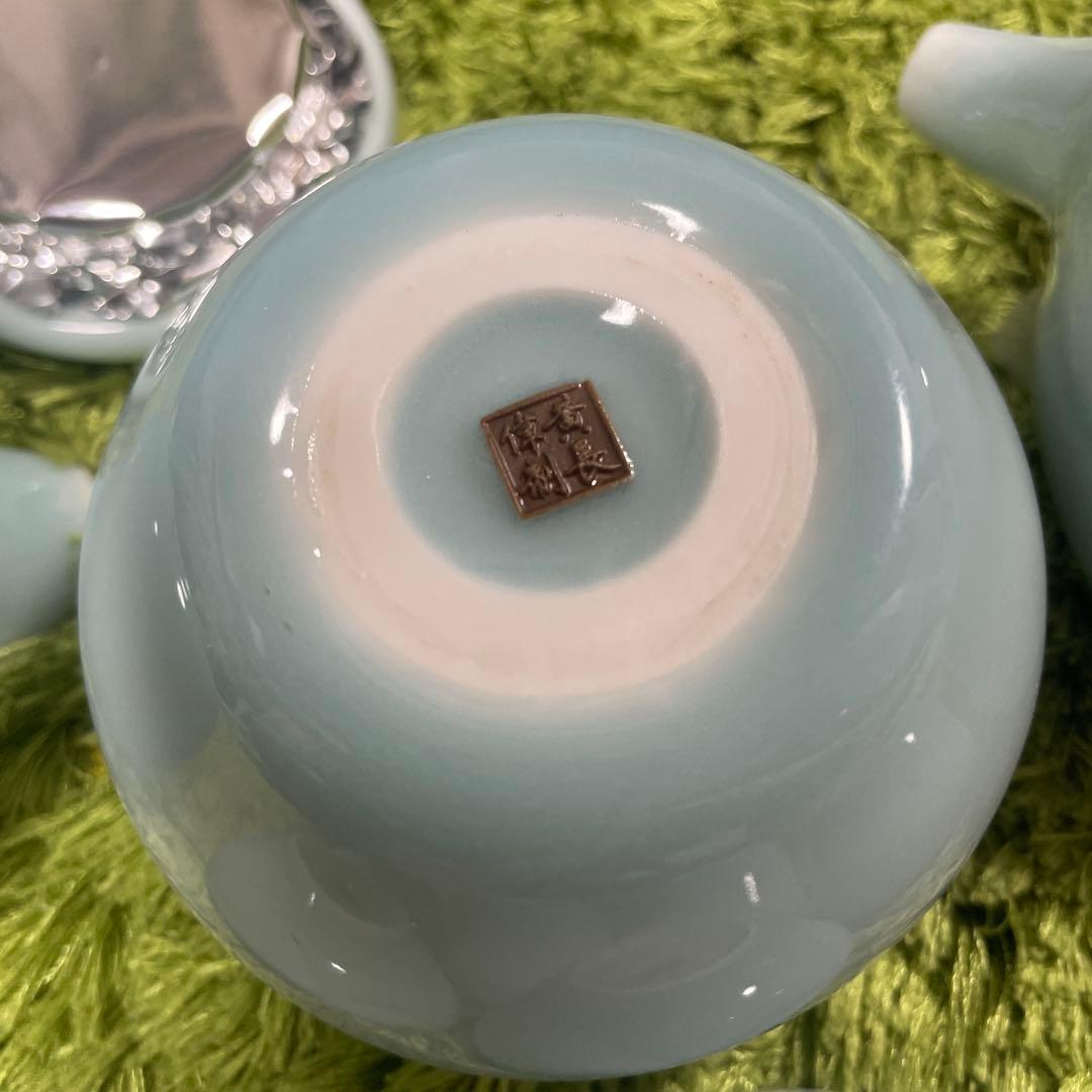 美品⭐︎龍泉青磁茶器一式