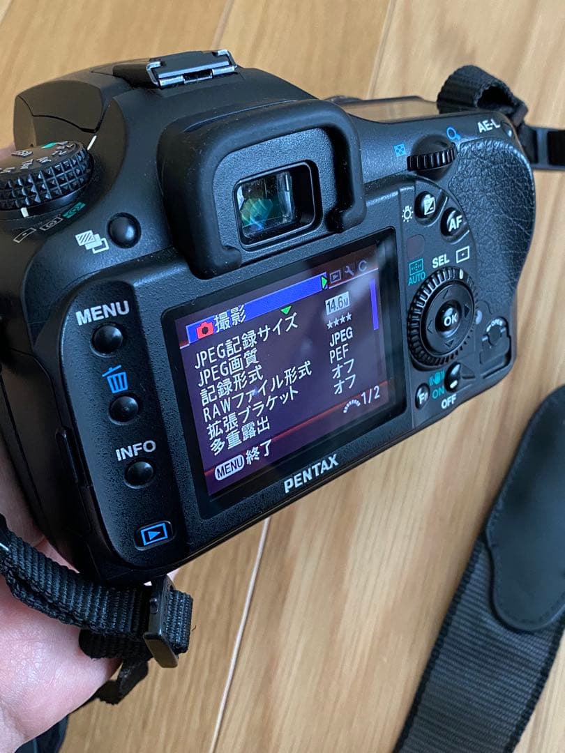 PENTAX K20D W デジタル一眼 18-55 DALレンズ付　動作品