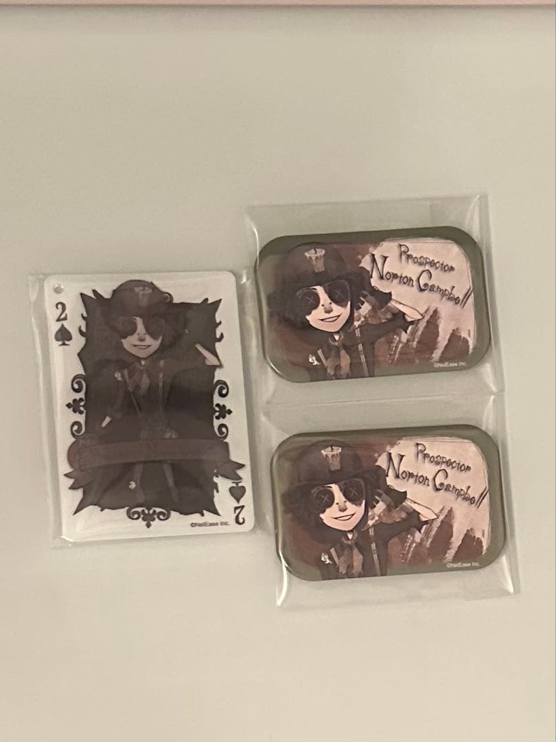 第五人格 探鉱者 スクエア缶バッジ アクリルキーホルダー Dark×POP