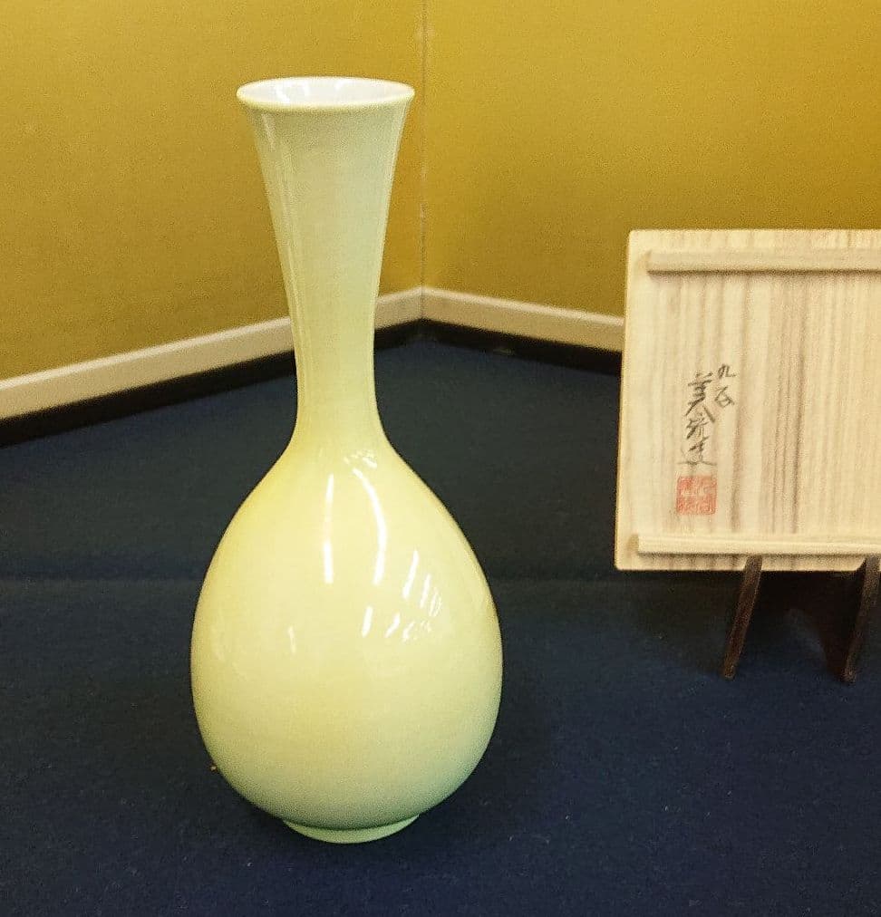 人間国宝吉田美統花瓶