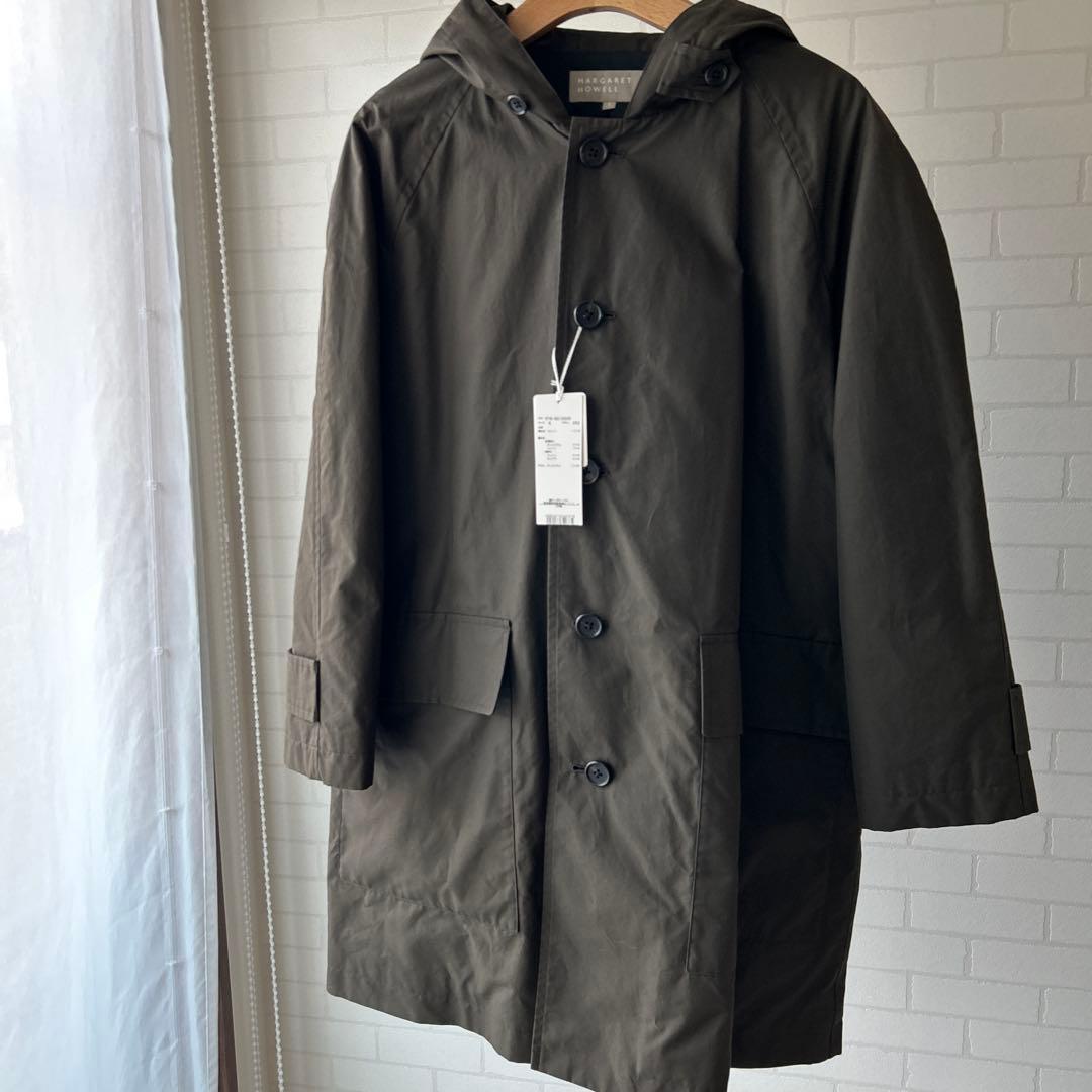 MARGARET HOWELL マーガレットハウエル　コットン　コート　カーキ系