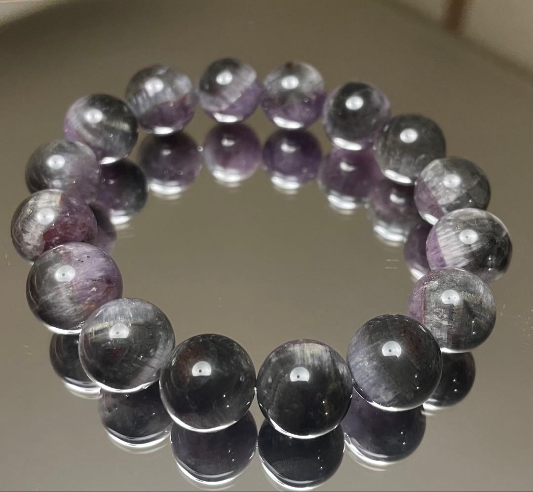 レア　高品質　天眼模様　オーラライト 約13.2mm