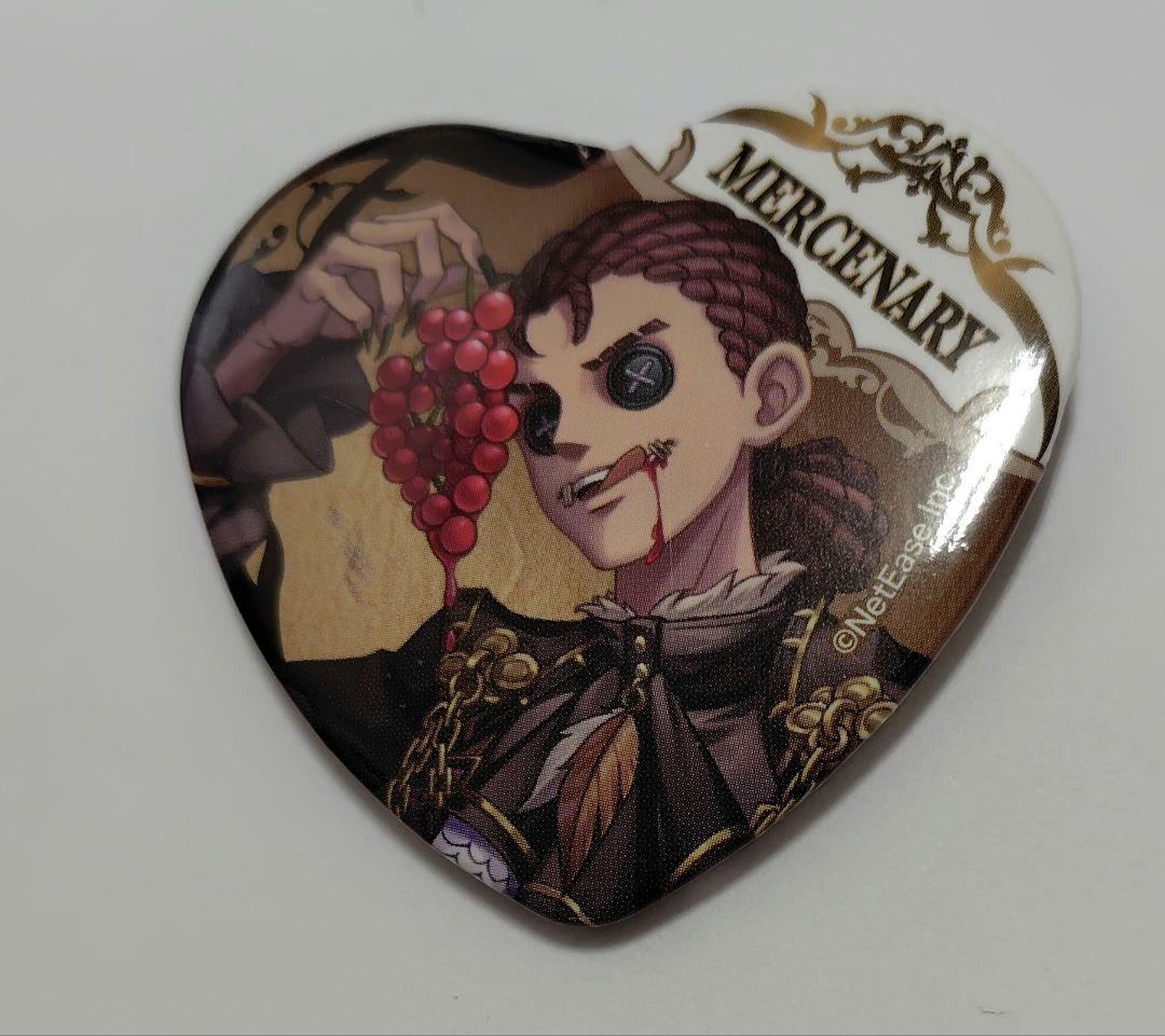 希少！第五人格【傭兵】ハート缶バッジ