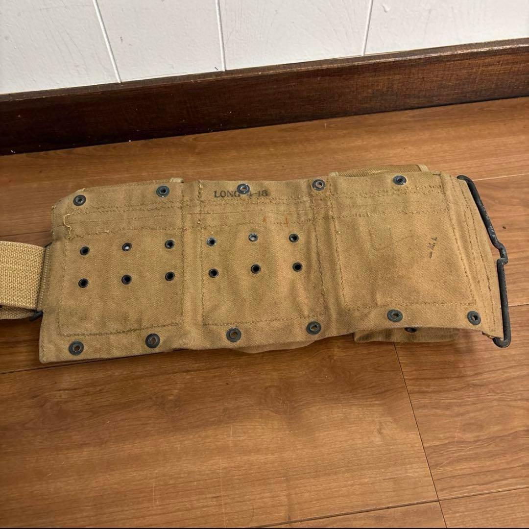 米軍　実物　WW1 WW2 M1918 BARガンナーベルト 送料無料