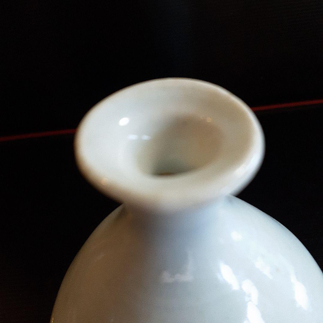 初期伊万里染め付け欄図小壺