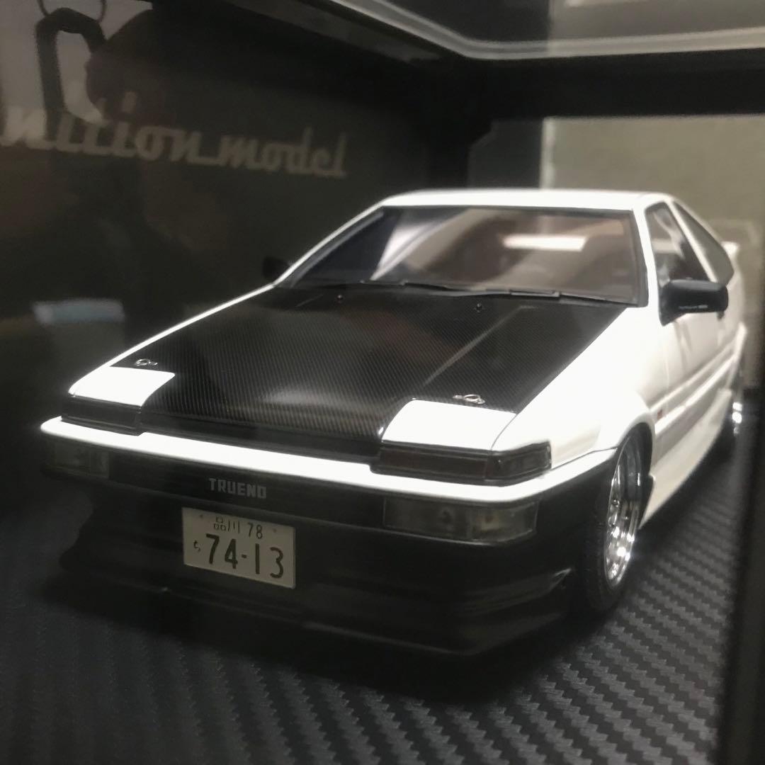 イグニッションモデル 1/18 AE86 3Door ストリート(ホワイト)