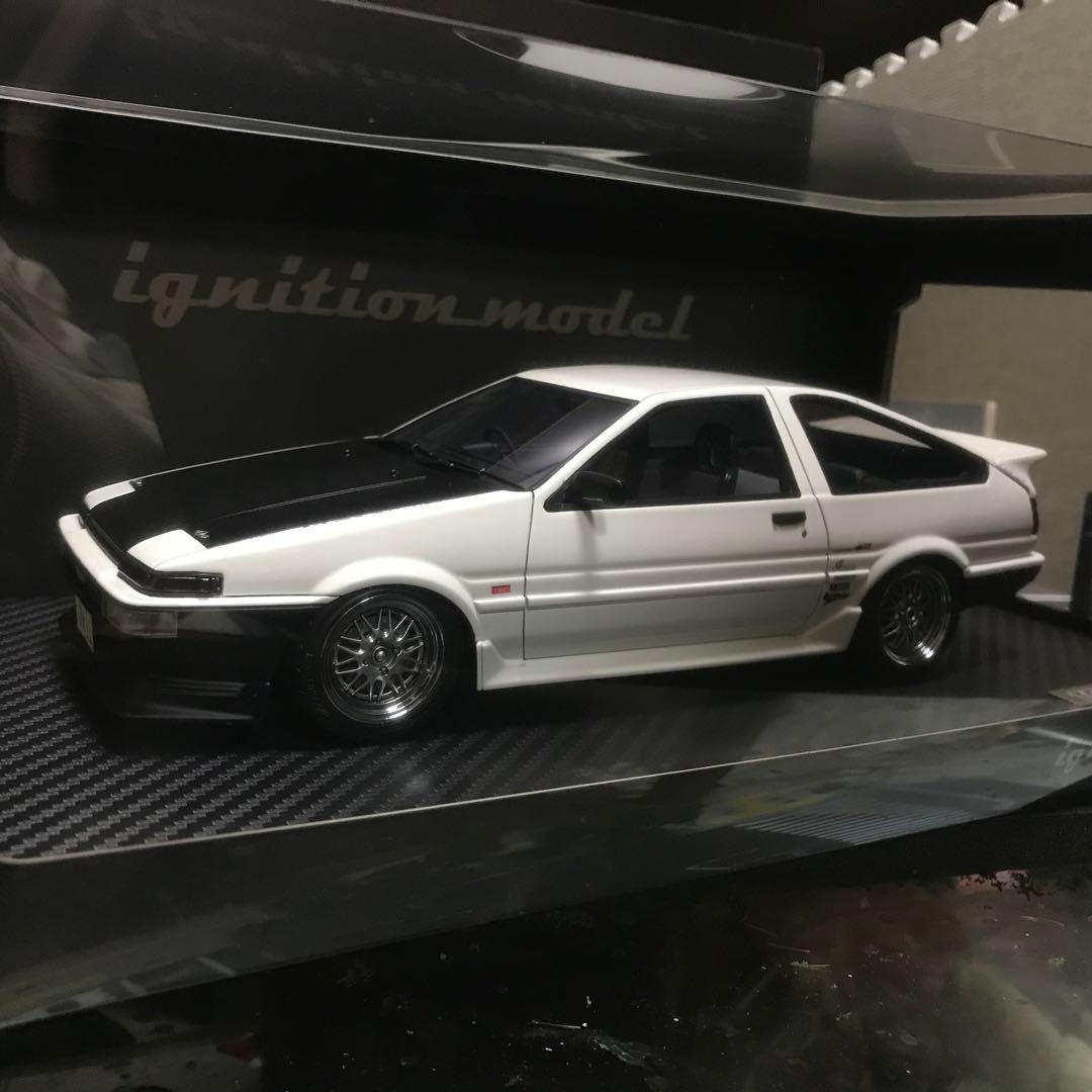 イグニッションモデル 1/18 AE86 3Door ストリート(ホワイト)