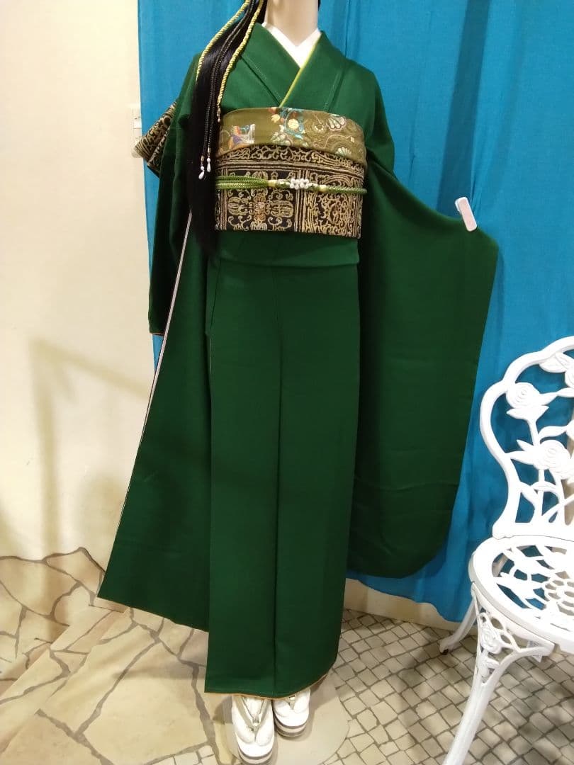 振袖フルセット、正絹振袖、成人式、帯揚げ帯締め、西陣高級袋帯、長襦袢、