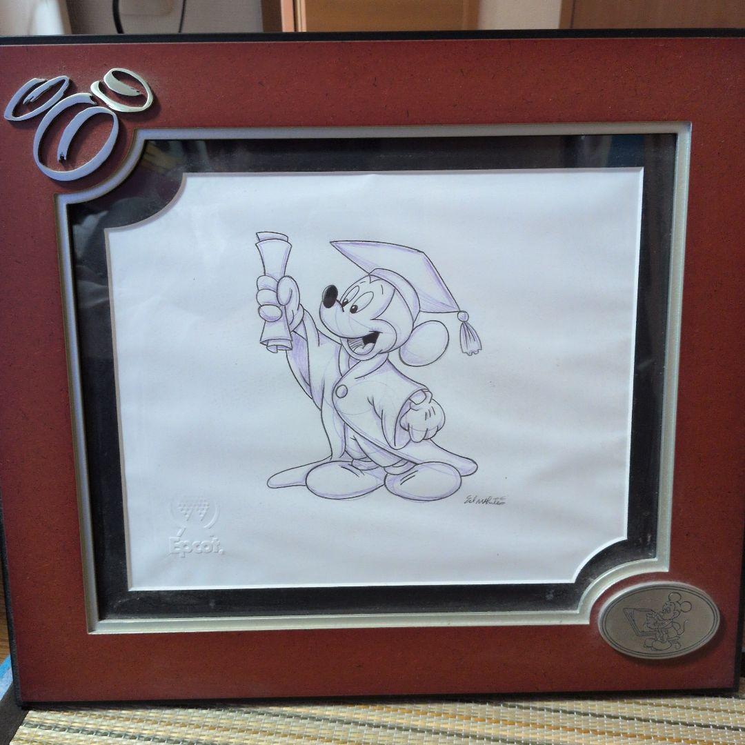 ミッキーマウス 卒業アートフレーム