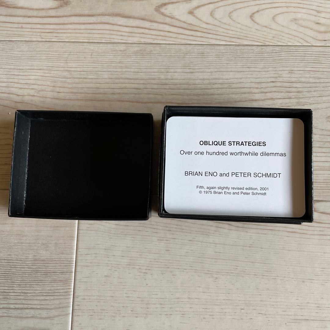 OBLIQUE STRATEGIES ブライアン・イーノ Brian Eno