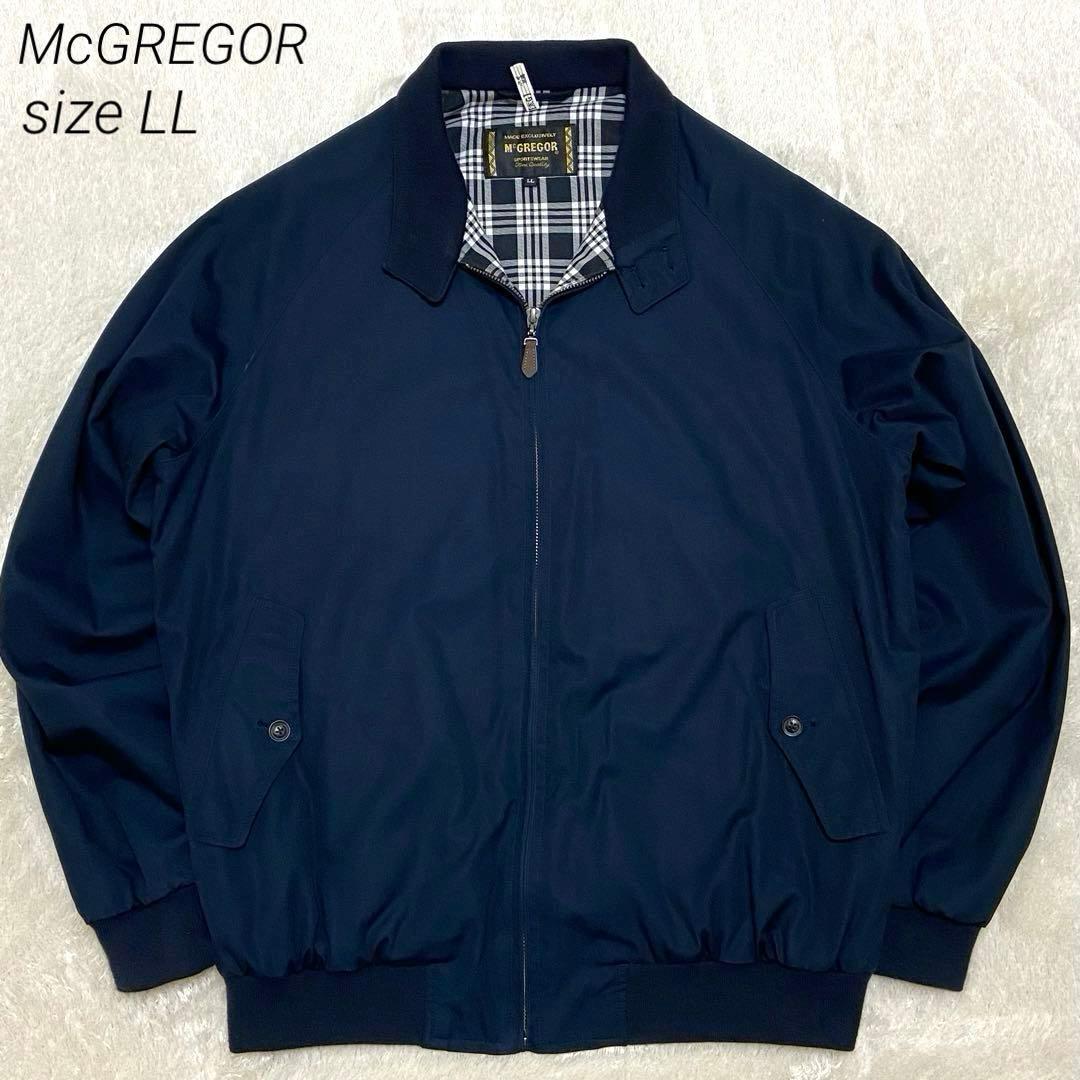 マックレガー スイングトップ ドリズラー ネイビー 裏地チェック G9型 LL