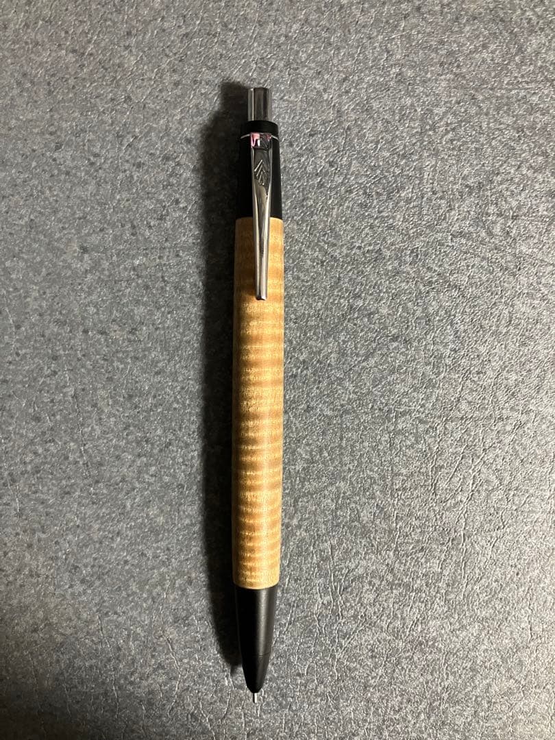 野原工芸　シャーペン　栃縮杢　新型