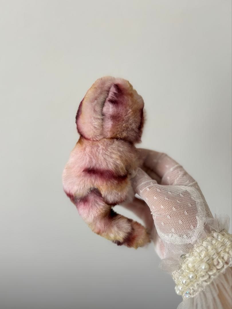 アートドール　No.063ピンク猫幻獣　羊毛フェルト