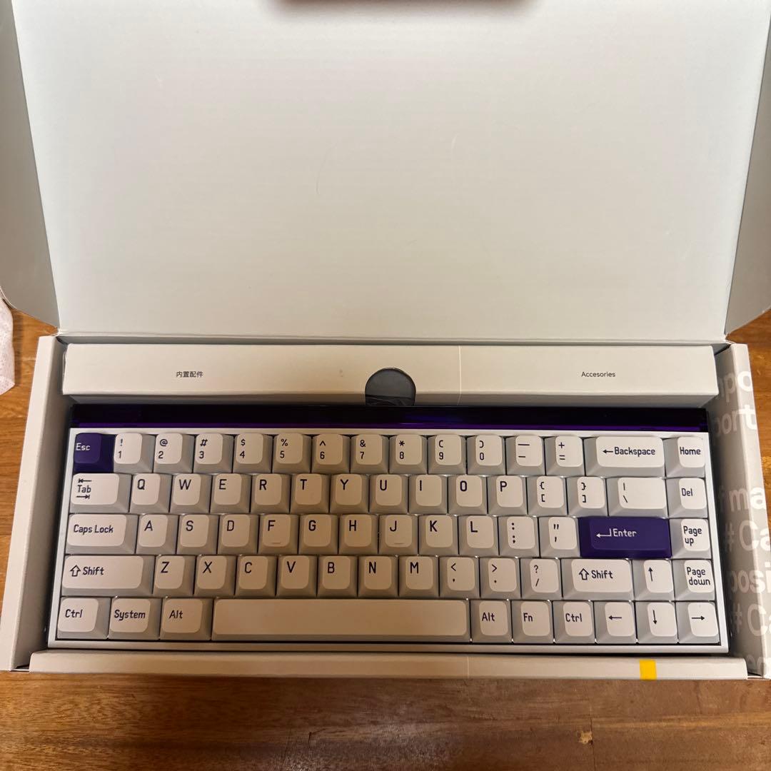 MADE68 PRO 日本語配列 ホワイトキーボード 本体