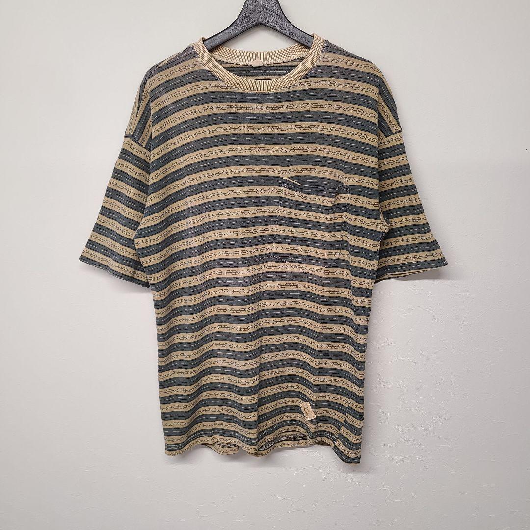 80s USA製 GRAMICCIグラミチ ジャガードボーダーT ポケットT