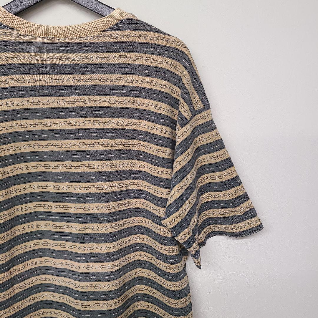 80s USA製 GRAMICCIグラミチ ジャガードボーダーT ポケットT