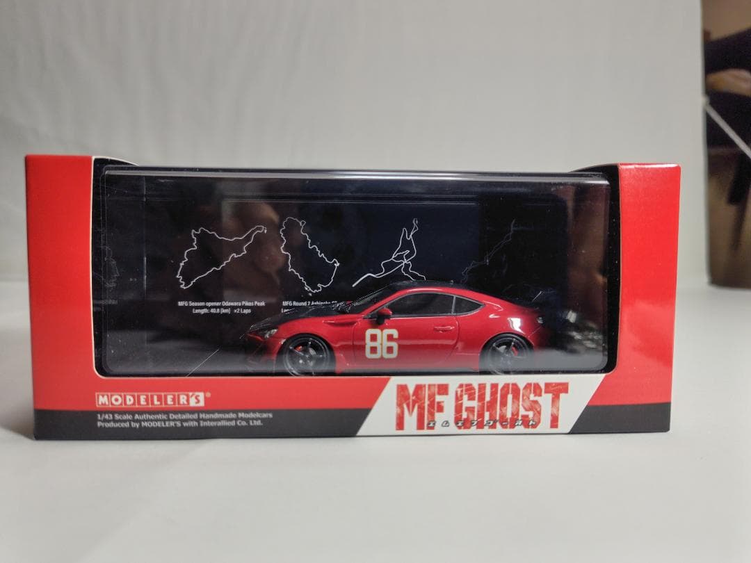 希少 １／４３ モデラーズ トヨタ 86 MFG 第４戦 シーサイドダブルレーン