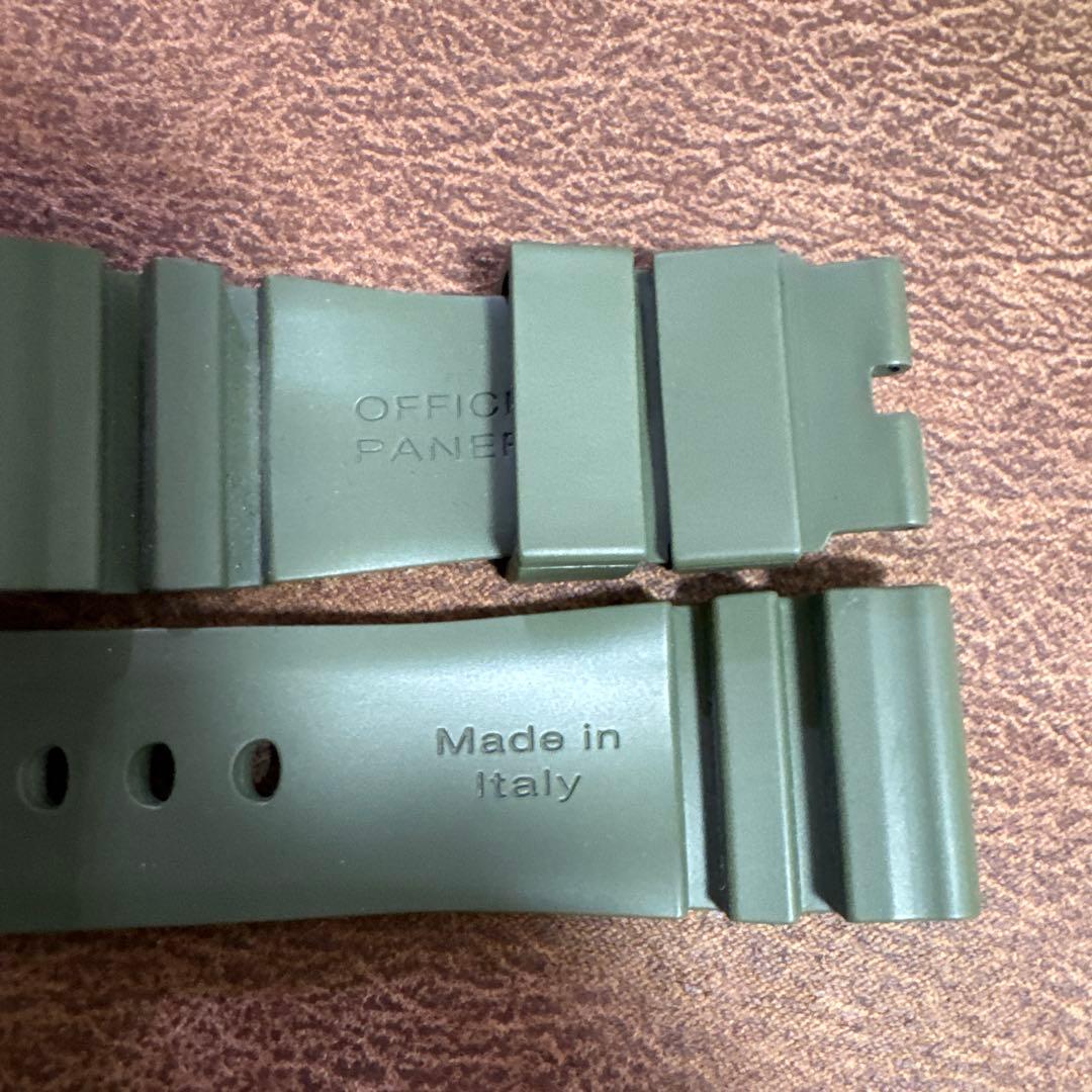 直営店購入　パネライサブマーシブル　ラバーベルト47mm用　ステンレスパイプ付き