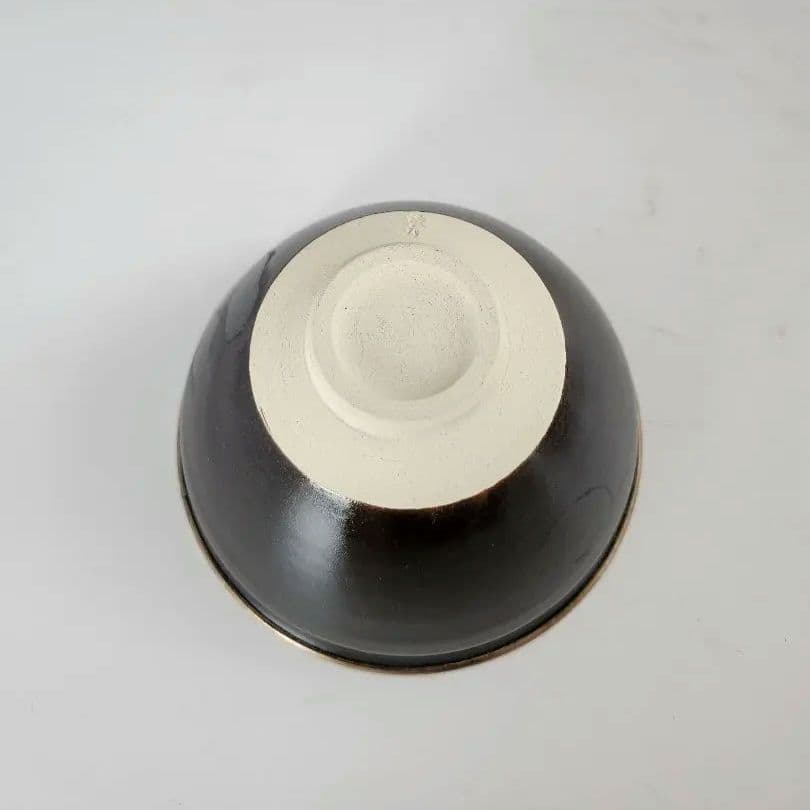 天目茶碗　天目台　天目仕服　紙箱入　茶碗　作者　草山