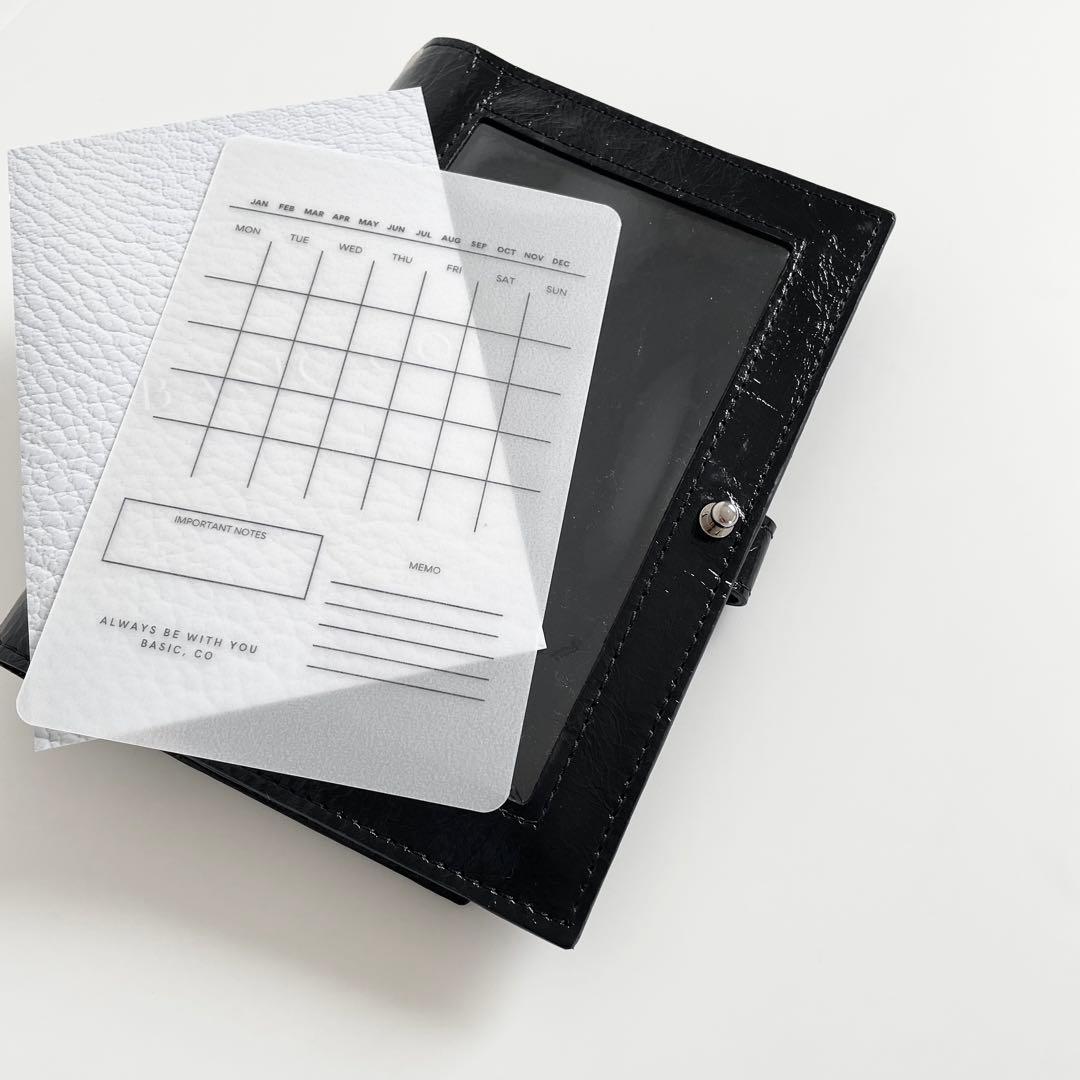 早い者勝ち　韓国　貯金　アクリルバインダー　バインダー　カバー　リフィル　レザー