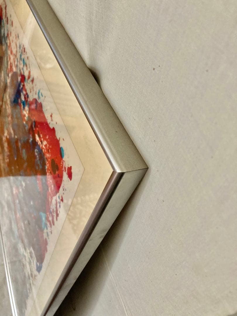 ビンテージア-トクラフトSAM FRANCIS展示会ポスター(‘72フレ-ム付き