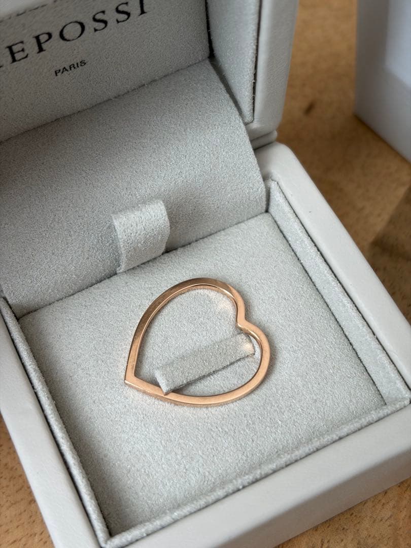 REPOSSI レポシ Antifer ハートリング 18K PG 53号