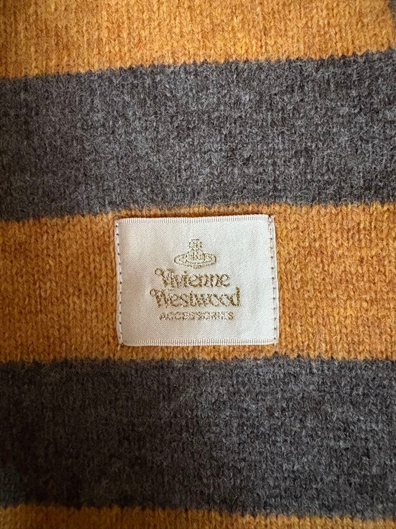 Vivienne Westwood ボーダー　ボンボン　マフラー