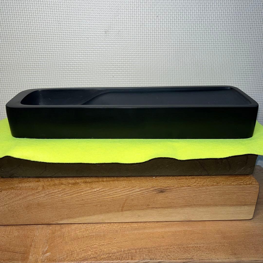 ⭕️土佐硯　正秋作　希少　3.2kg超大型長方研　美品　デカイ作品　厚みあり