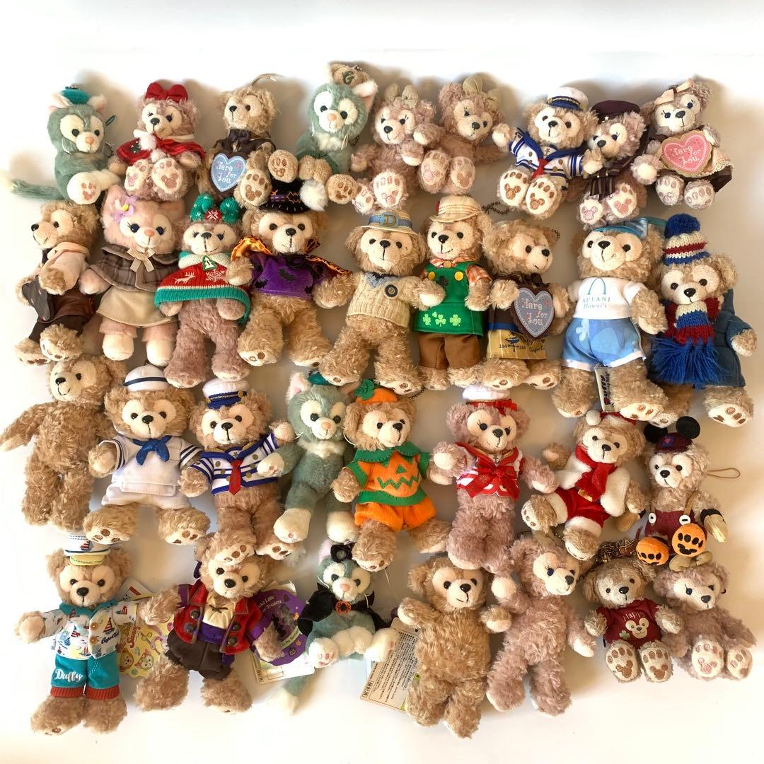 ディズニー ダッフィー シェリーメイ リーナベル ジェラトーニ 33個まとめて