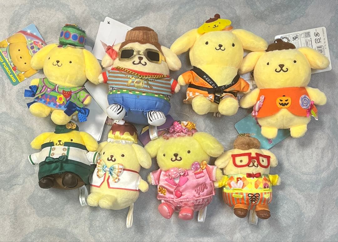 【新品・タグ付き】ポムポムプリン　マスコット詰め合わせ　ピューロランド限定発売品