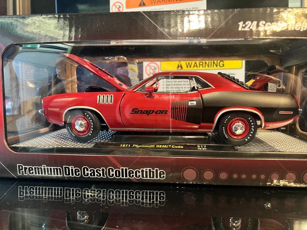 Snap-on 1971 Plymouth HEMI Cuda 1:24スケール